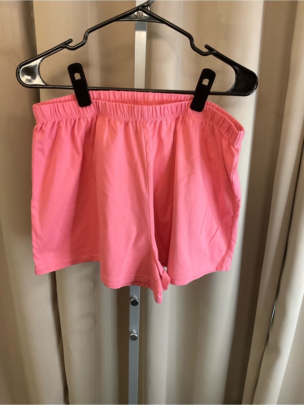 BP Women's Elastic-Waist Pink Lounge Shorts